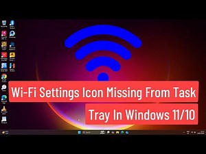 [Solved] Wi-Fi Settings Icon Missing From Task Tray In Windows 11/10