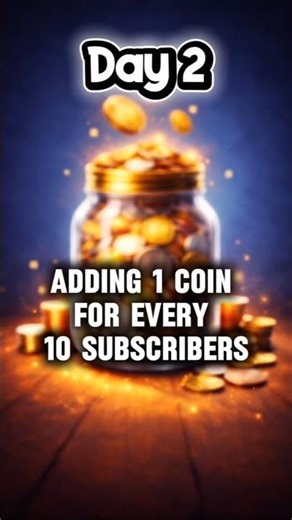 Day 2 of adding 1 coin for every 10 subscribers I get