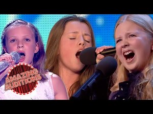 Little Girls That Have The AMAZING Voices On Britain's Got Talent! | Amazing Auditions