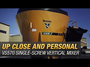 Walkaround of the VS570 single-screw vertical mixer by Vermeer