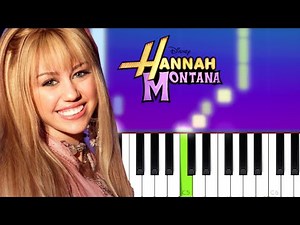 Hannah Montana - Nobody's Perfect (Piano Tutorial)