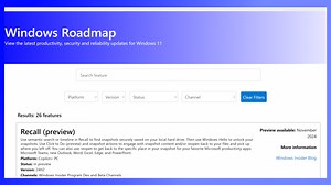 Microsoft presents public Windows roadmap