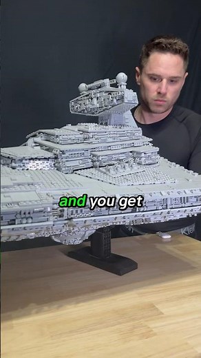 Lego MOC Star destroyer with interior #starwars #lego #legostarwars #stardestroyer