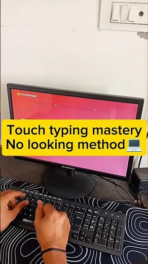 Touch Typing Mastery Practice💻| No Looking Method🔥