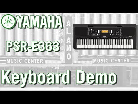 Yamaha PSR-E363 Demo