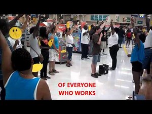 Flash Mob on Wal-Mart: Lumberton, NC (UFCW Local 1208 Action)