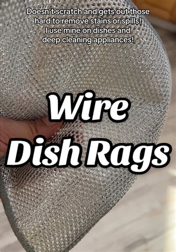 There’s something so satisfying about switching to reusable dish rags that actually work. 💧 These wire-woven dish cloths scrub without scratching, rinse clean, and dry fast — no more soggy, stinky towels sitting by the sink. Perfect for dishes, counters, and even wiping down your stovetop after dinner. They come in a 10-pack so you always have a fresh one ready to go (and they last forever compared to regular sponges). Simple, clean, mindful living at its best. 🫧 #kitchencleaning #dishcloths #