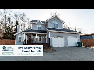 Two-Story Home for Sale in Eagle River, Alaska