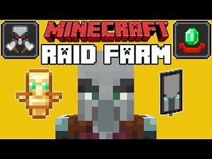 Minecraft 1.14 Pillager Outpost & Village Raid Farm