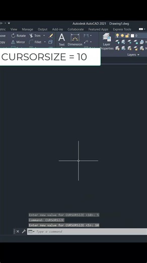 AutoCAD Cursor Change | Fix Cursor Size and Color in Seconds