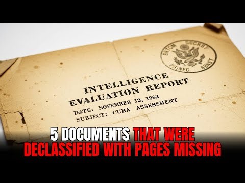 5 Documents That Were Declassified With Pages Missing - Classified Files