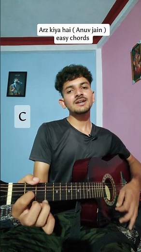 Anuv Jain - Arz Kiya Hai Guitar Tutorial 🎸 | Easy Chords & Strumming | Beginners #shorts #guitar