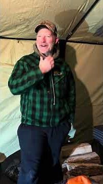 Tour of our deer camp/wall tent!