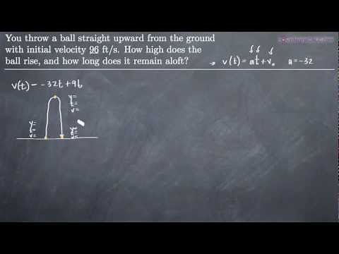 Vertical Motion (integration) (KristaKingMath)