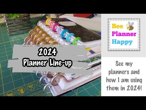 My 2024 Planner Lineup - The planners I am using and how I am using them!