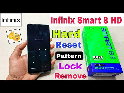 Infinix Smart 8 HD Hard Reset | Infinix (X6525) Pattern Lock Remove Without Pc | Password Forgot |