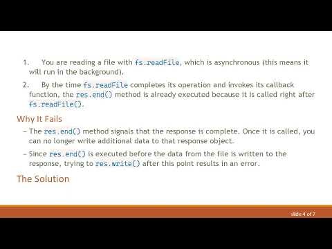 Understanding res.writeHead and res.end In Node.js: Common Mistake Explained