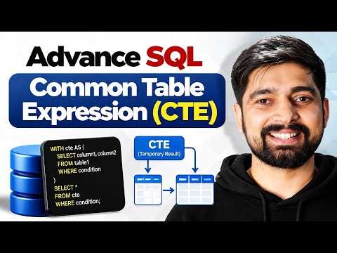 Common Table Expression CTE in SQL master class