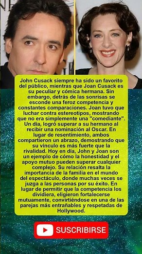 John and Joan Cusack: Family Rivalry – A Hug That Surprised Everyone!