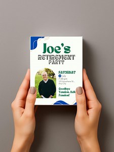 Editable Retirement Invitation for Men – Canva Template, Printable Invite, Retirement Party Invitation, Instant Download - Etsy
