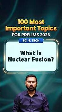 Nuclear Fusion | The Future of Energy | Drishti IAS English | #shorts #UPSC2026 #NuclearFusion