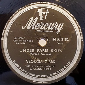 Georgia Gibbs - Under Paris Skies / I Love Paris