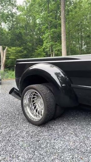 Ford F350 rolling coal