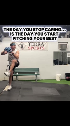 The reason you’re not pitching well might actually be because you care too much. You’re hyperfixated on results. You’re watching video of yourself, critiquing every little thing you’re doing in the weight room, your throwing program, your mechanics, your arm care. You’re constantly searching for the answer. But when you calculate, you miscalculate. When you care too much, your mind becomes consumed with baseball. What if I don’t get the results? What if I fail? What if I don’t perform today? And
