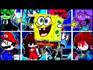 Friday Night Funkin': Absorbent But Different Characters Sing It. FNF Mod.