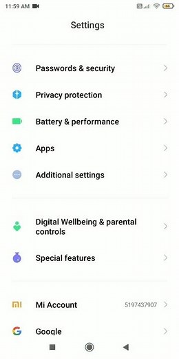 How to set notification light in Mi