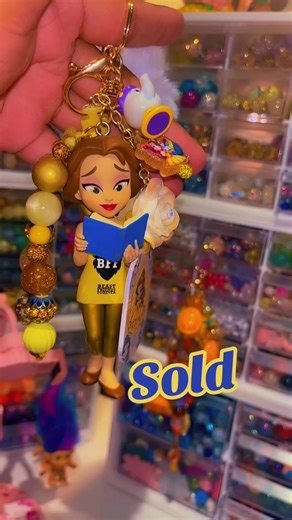 Princess Belle Junk Keychain Crafting