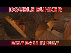 Rust Cave Base Tutorial 2021 | Double Bunker | Low Upkeep