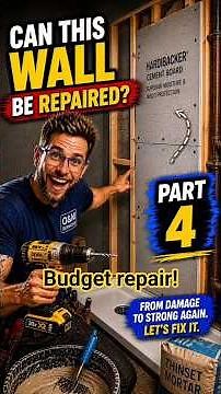 Can this shower wall actually be repaired? 👀