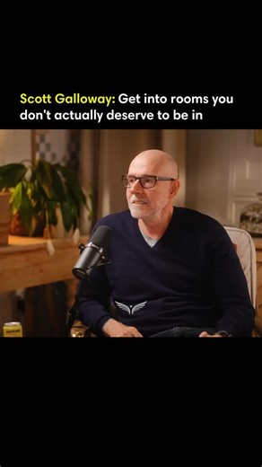 FlyWealthCo™ on Instagram: "The best career advice nobody tells you? Be in rooms you don’t deserve to be in. 🚀 Scott Galloway flips the script on "Imposter Syndrome" and calls it a strategy for growth. He argues that the kind of risk that builds successful men (and entrepreneurs) isn't just financial—it's social and professional. For a new entrepreneur, this means constantly applying for opportunities, partnerships, and circles that feel "out of your league." If you feel comfortable in every ro