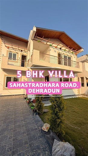 Kedarnath Property | Dehradun on Instagram: "Dehradun’s MOST LUXURIOUS 5 Bedroom Kothi for Sale NOW (Owner Made) Details👇🏼 Location - Sahastradhara Road, Dehradun • 365 Gaj • 45*73 Dimension • South West Facing • Ready to move fully furnished with Electronics • 5 Bedroom • 5 Washroom • 1 Modular kitchen • 2 Living + Dining area • 2 Car parking space with Garden • Balcony with a peaceful green environment • Branded tiles & bathroom fittings • Clean & well maintained property • Owner Made house