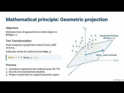 Testing Economic Theory: How to Run Constrained Regressions in Stata with cnsreg #econometrics