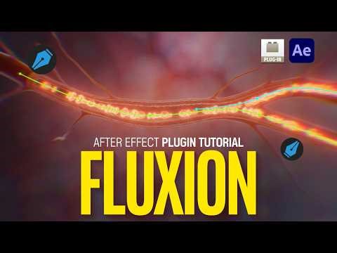 After Effects Plugin Fluxion Tutorial Easy Particle Mask Flow