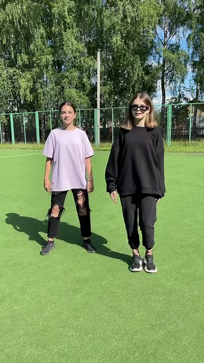 Energetic Dance Routine on Artificial Turf Field