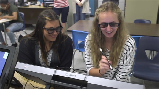 Did you know the sacrum is a flat triangular bone found at the bottom of the spine? Check out how this student uses zSpace to gain a deeper understanding of human anatomy! | zSpace | Facebook