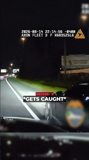 They Didn't Know a Cop Was Watching Them Race 😂