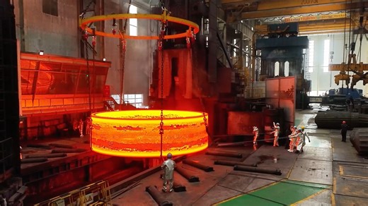 🔥 Giant Hydropower Magnetic Yoke Forgings With a diameter of 8 meters, a height of 2 meters, and a weight of over 100 tons each, these six giant forgings will be used in a large-scale hydropower project, providing critical support for clean energy infrastructure ⚡🌊 💭 If you were standing next to them, would you take a photo first… or simply look up in awe? #hydropower #cleanenergy #heavyindustry #IndustrialManufacturing #engineering #Iraeta #forgings | Iraeta Forgings