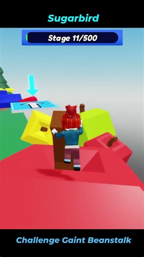 Challenge Giant Beanstalk!! #roblox #robloxshorts