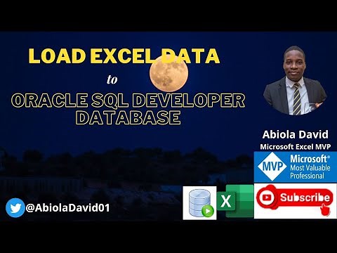Load Excel Data To Oracle SQL Developer Database