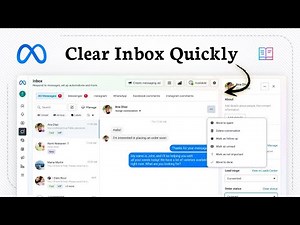 How to delete a message in Meta Business Suite