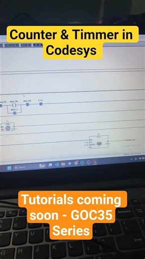 CODESYS Timer & Counter | PLC Programming Basics for Beginners #CODESYS #Timer #Counter #ytshorts
