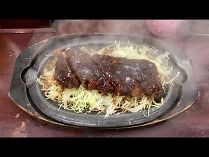 矢場とんマニアが絶賛する最強メニューがウマイ / 極上リブ鉄板とんかつ