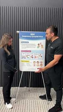 RSV review made simple 🫁 Think: bronchiolitis, wheezing, retractions, supportive care #nurse #rsv
