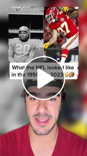 What the NFL looked like in the 1950s vs 2023😳🏈 #fyp #nfl #football #sportstiktok - NewsBreak