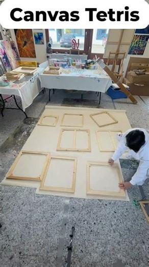 Canvas Tetris — Re-Stretching Old Frames for New Art