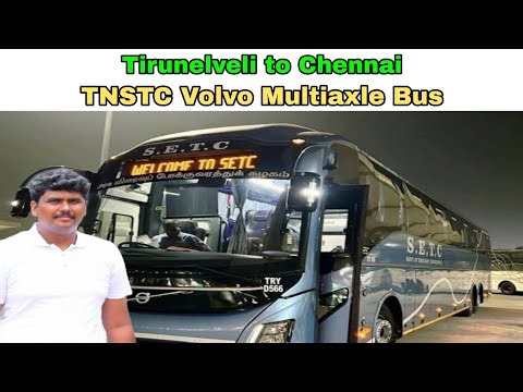 Brand New TNSTC Volvo Multiaxle Bus travel Experience😍😍 | SETC Volvo Bus | YJ Ragu |